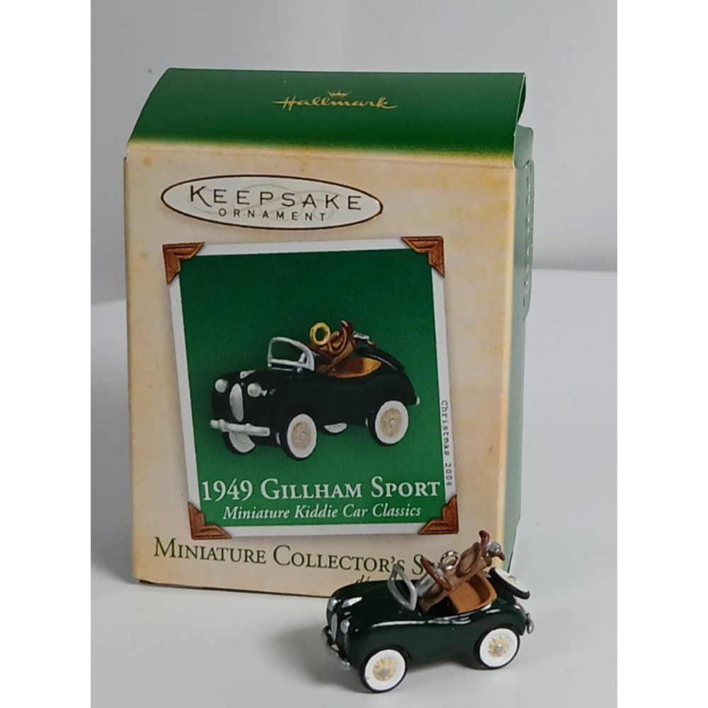 Hallmark Keepsake 1949 Gillham Sport Miniature Car Ornament 2004